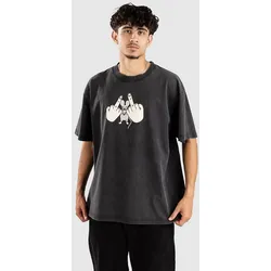 A.LAB Middle Finger Boxy T-Shirt vintage black Gr. M