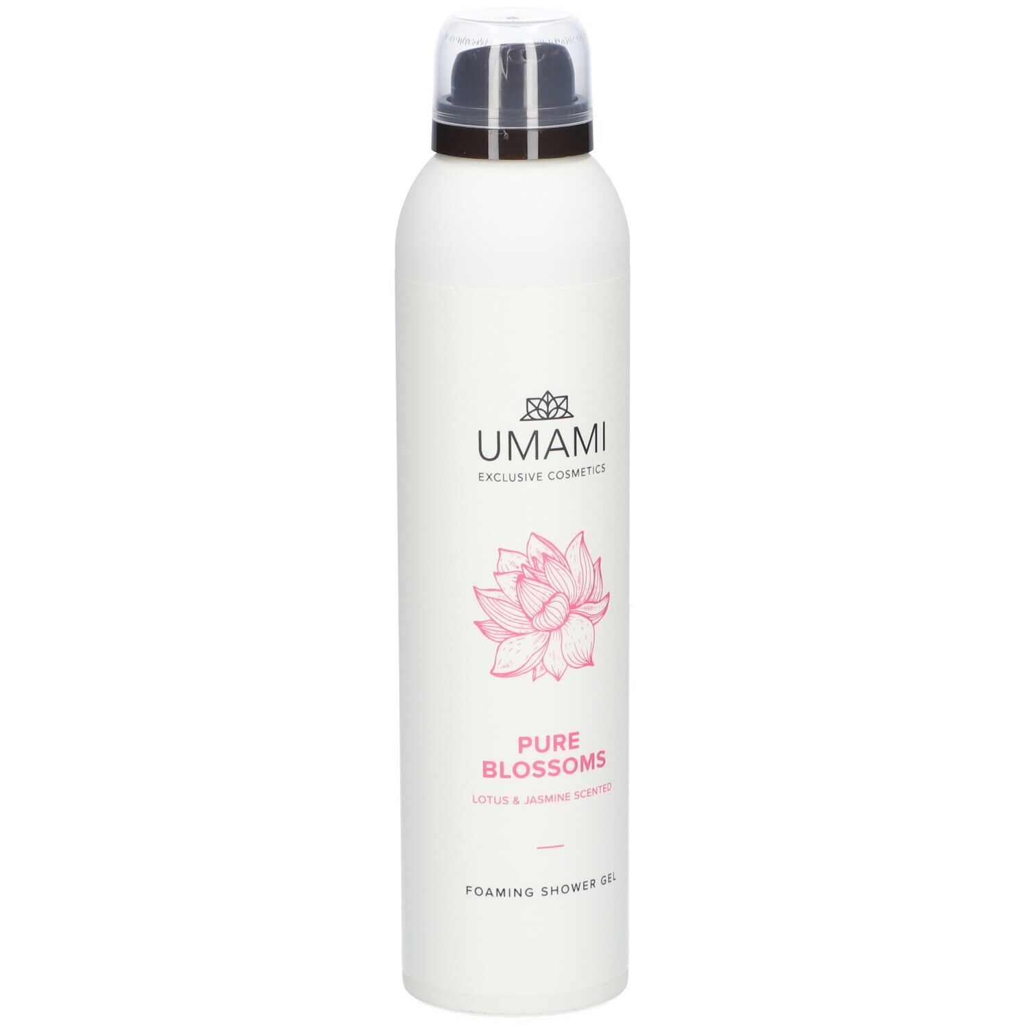 Umami Pure Blossoms Foaming Shower Gel Lotus & Jasmijn 200 ml Schaum