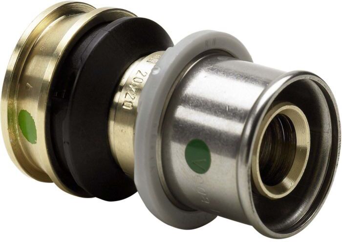 Viega Raxofix Übergangskupplung 646639 16x16mm, mit SC-Contur, Siliziumbronze
