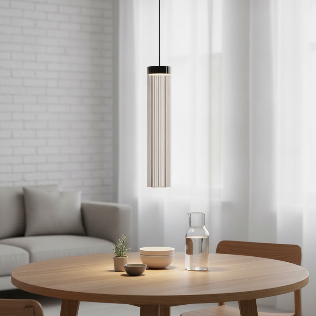 Lyora Design hanglamp Brielle antraciet met mokka glas