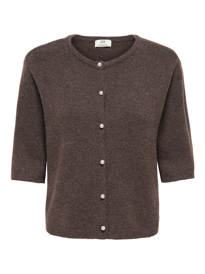 JDY Cardigan "Rue" in Braun - S