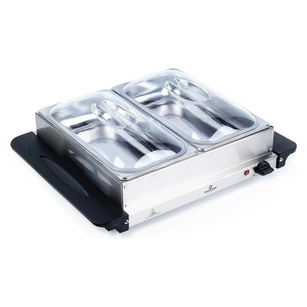 Home&Styling Elektrische Warmhalteplatte für das Buffet, 47,5 cm, EXCELLENT ELECTRICS, 2 Heizelemente (64573195)