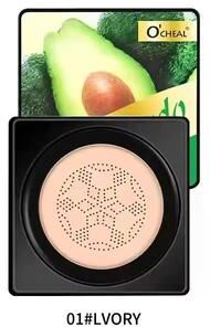 Inspired Finds OCHEAL Mushroom Head BB Cream Foundation Smooth Face Makeup Concealer Cushion Compact 01 Ivory Avocado