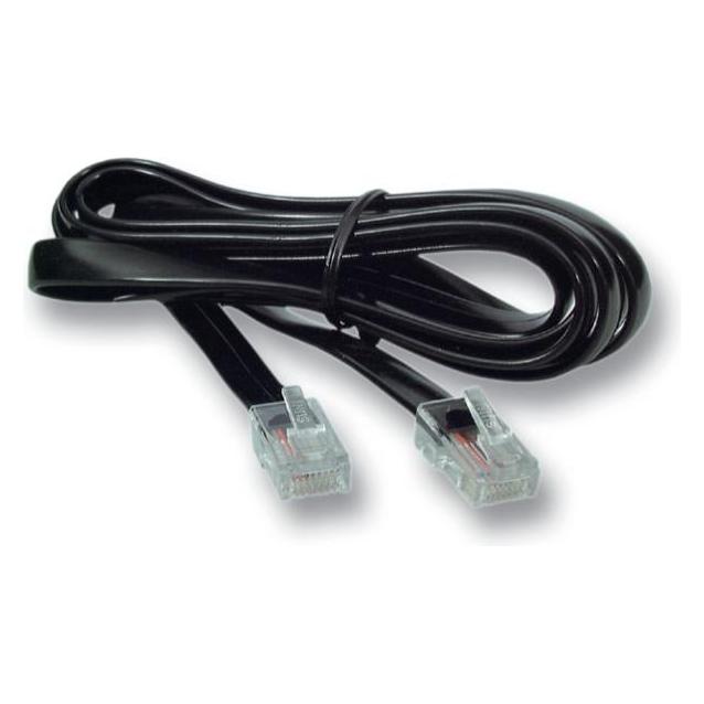 EFB Elektronik Modularkabel RJ12 (6/6) / RJ45 (8/8), 2 M Modular-Stecker auf Modular- Stecker, 1:1 belegt, mitti... (K2406SW.2)