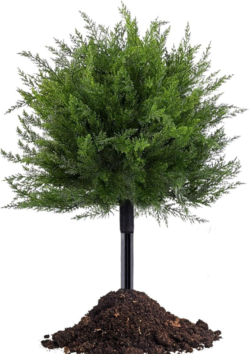 Topiair Kunstplant Groene Nep Struik UV-bestendig Hoogte: 38,86 cm