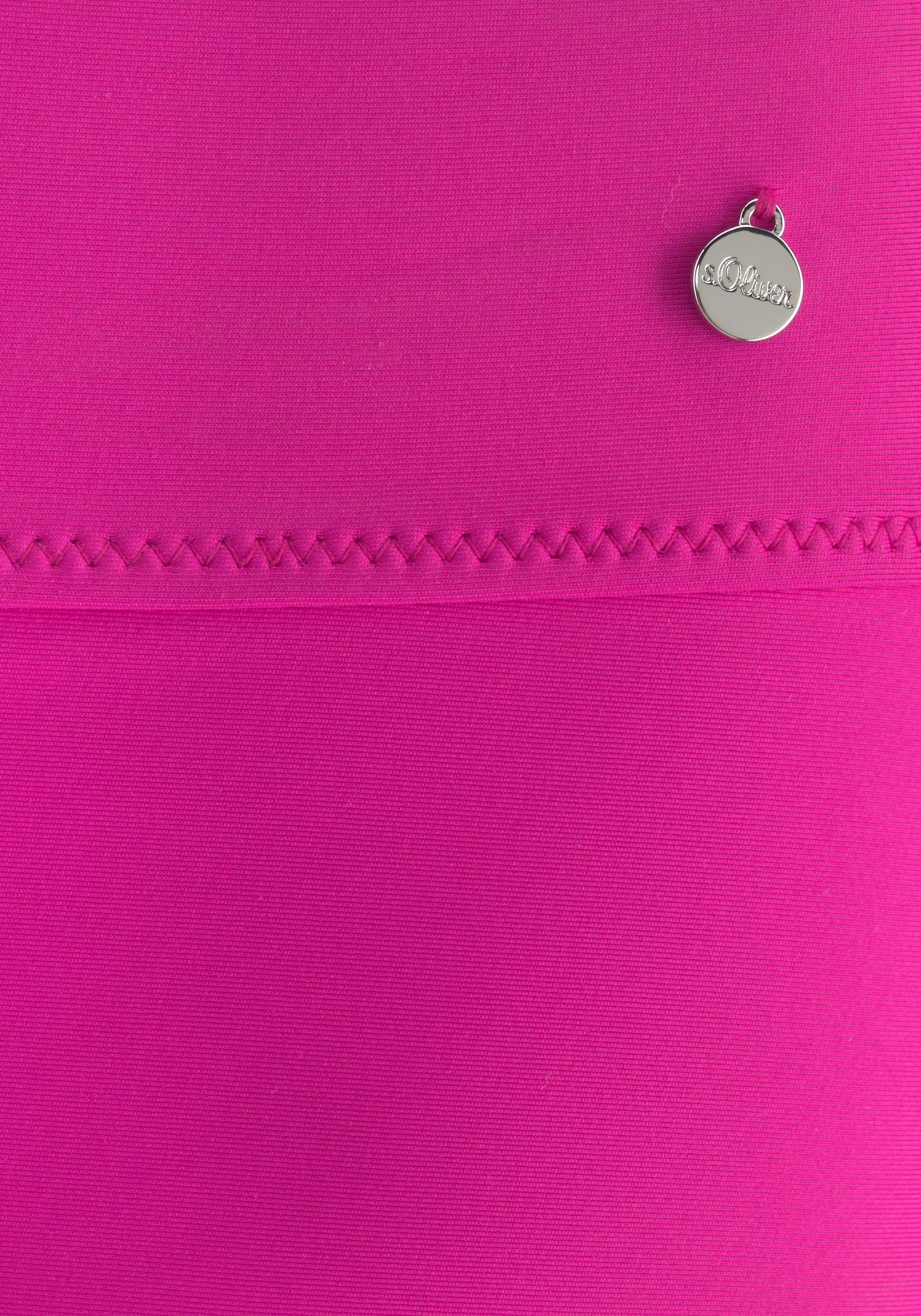 Bikini-Hotpants S.OLIVER "Spain", Damen, Gr. 38, N-Gr, pink, Microfaser, Polyamid, unifarben, Badehosen Bikini-Hotpants, unifarben