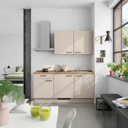Küchenblock Easytouch Low m. Geräten Sandfarben