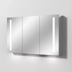 Sanipa Wandvorbau Spiegelschrank „Alex“ 1200 × 750 × 172 mm Anschlag rechts, rechts, Anschlag rechts