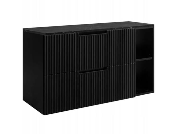 RODAN Schrank Schwarz Möbelstück Bastelplatte 60 cm + 80 cm Moderne Möbel, Bastelregal
