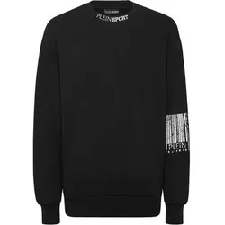 PLEIN SPORT Langarm-Sweatshirt BARCODE, Größe 3XL in Schwarz 02