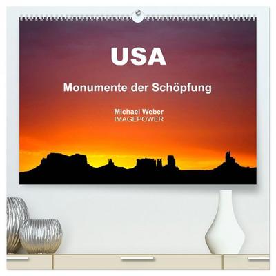 USA - Monumente der Schöpfung (hochwertiger Premium Wandkalender 2026 DIN A2 quer), Kunstdruck in Hochglanz