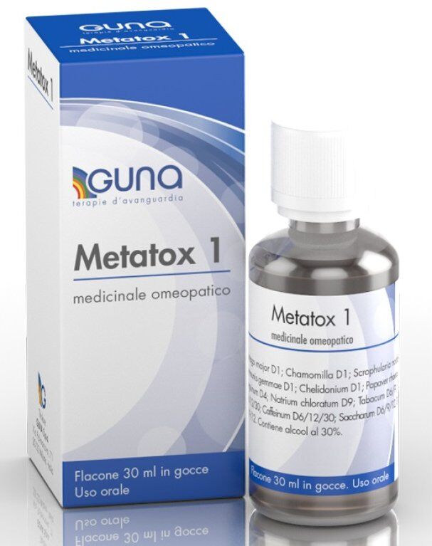 GUNA SpA Guna Metatox 1 Gocce 30ml - Medicinale Omeopatico per la Detossificazione