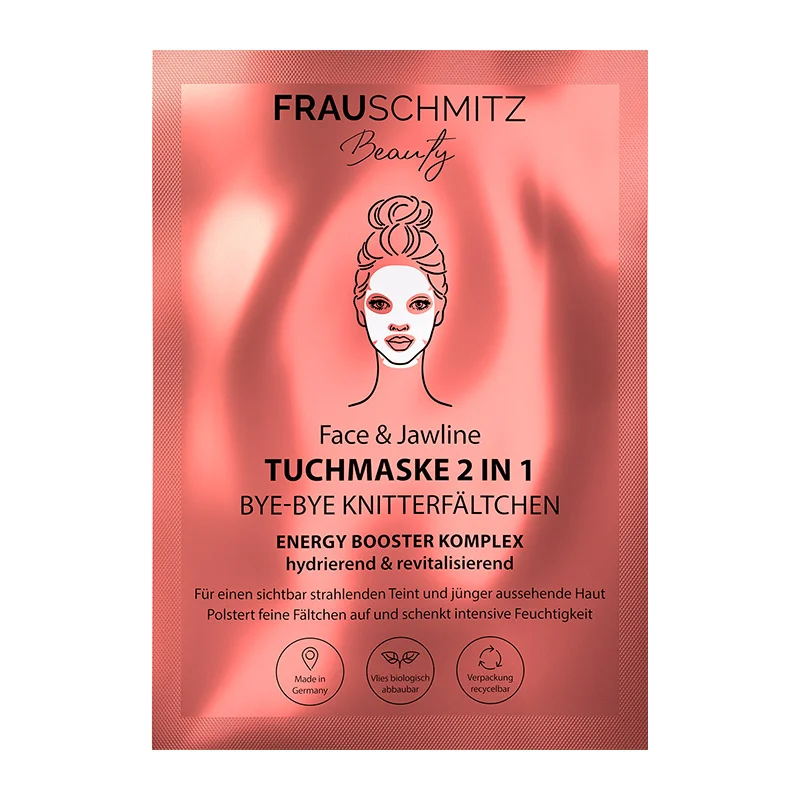 FrauSchmitz Beauty Gesichtstuchmaske Face & Jawline, 1 Stück A241001