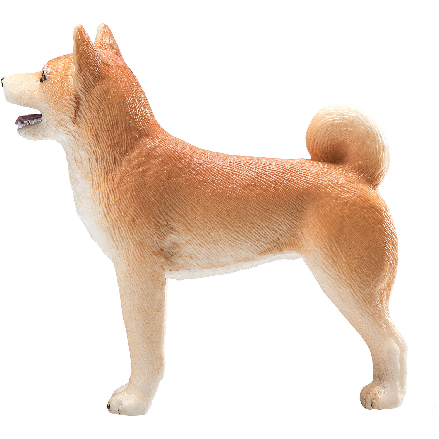 Mojo Fun Shiba Inu Speelgoed met Landelijk Thema, Bruin en Wit, PVC