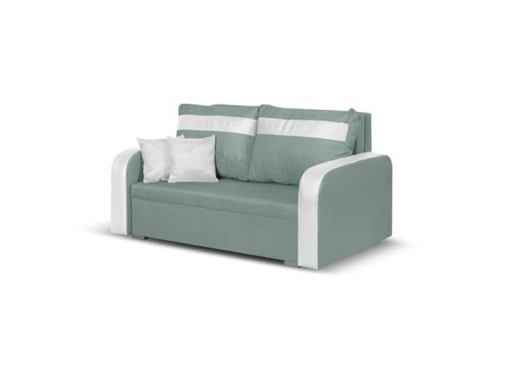 SENTO TRADE Schlaffsofa 2-Sitzer, CONDI (Mint/Weiß)
