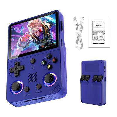 RG36 PRO tragbare Spielkonsole professioneller Gaming-Chip 64GB TF Karte 3,5-Zoll IPS hochauflösender Bildschirm duale 3D Joysticks und Tasten RGB-Farbbeleuchtung Retro-Design - Valentinstagsgeschenk