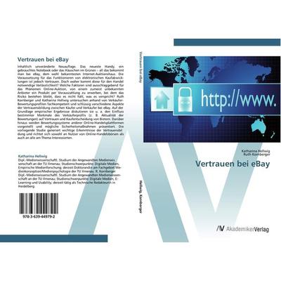 Vertrauen bei eBay, Taschenbuch von Katharina Hellwig,Ruth Kornberger, AV Akademikerverlag, 978-3-639-44979-2