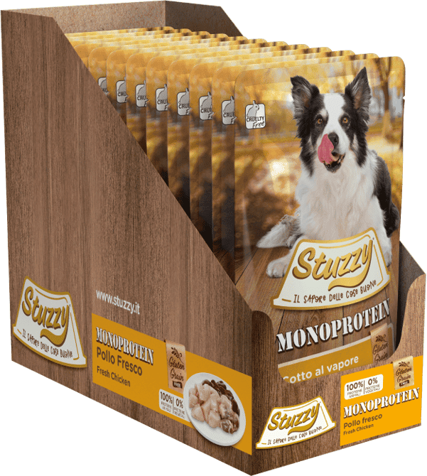 Schesir Dog Monoprotein Pouch Frango 12 uds x 150g