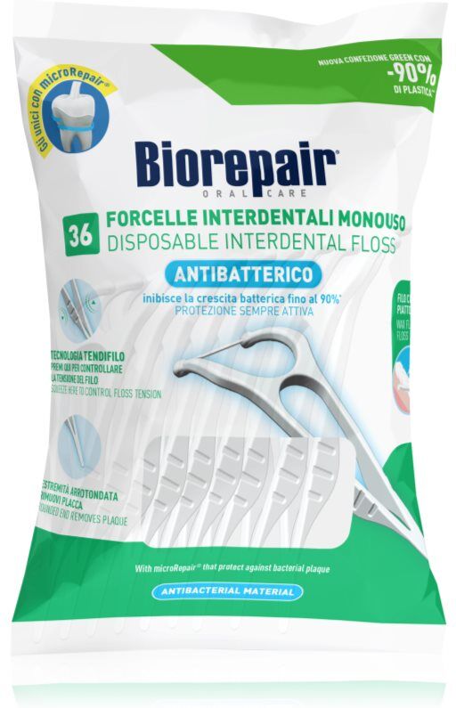 Biorepair Oral Care Pro porte-fil dentaire à usage unique 36 pcs