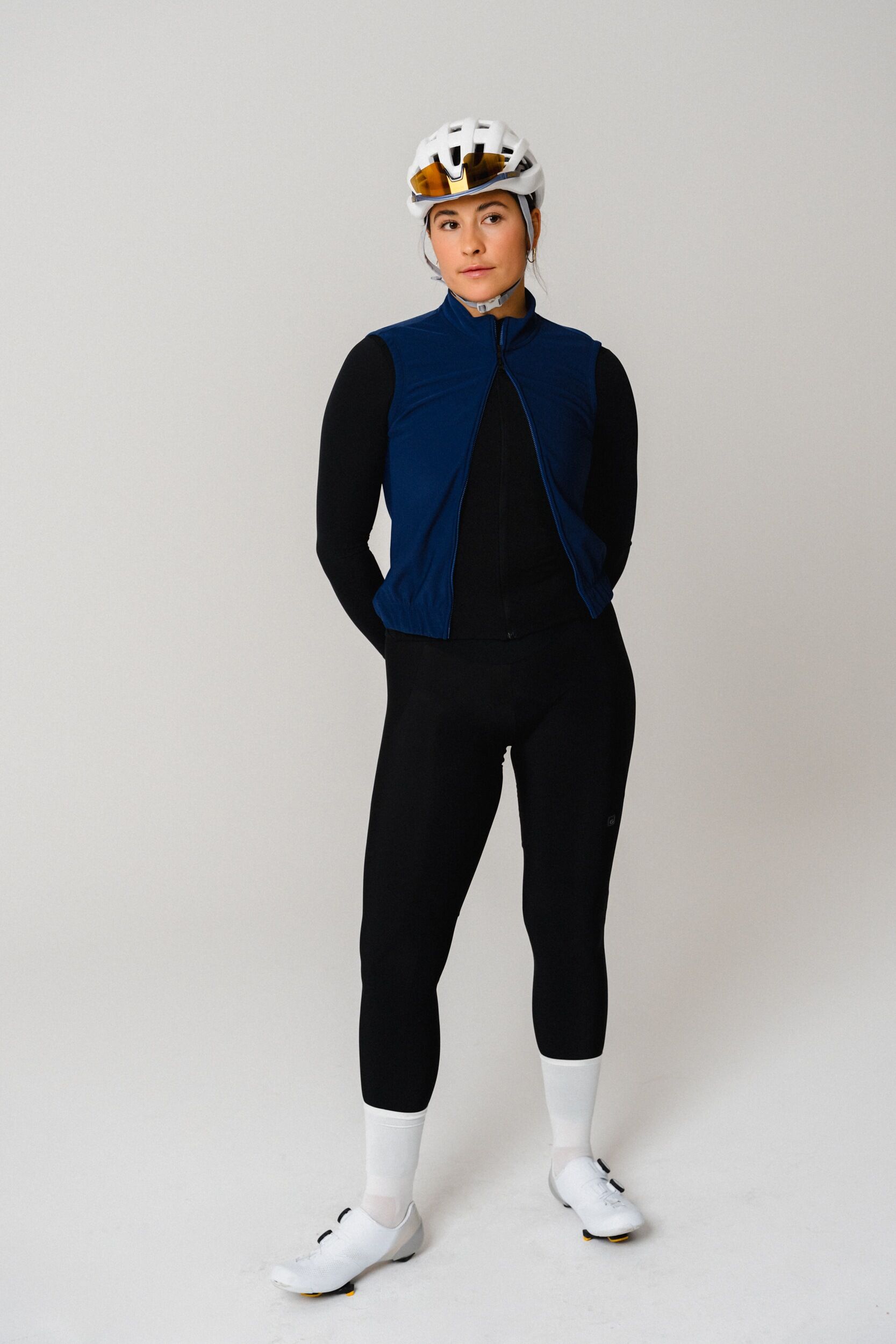 Fahrradhose GONSO "ESSENTIAL TIGHT HIGH WAIST SC W", Damen, Gr. 38, Normalgrössen, schwarz, 78% Polyester, 22% Elasthan, Hosen Fahrradhose, Damen Radhose mit Sitzpolster, Tight fit schwarz 38, Normalgrössen
