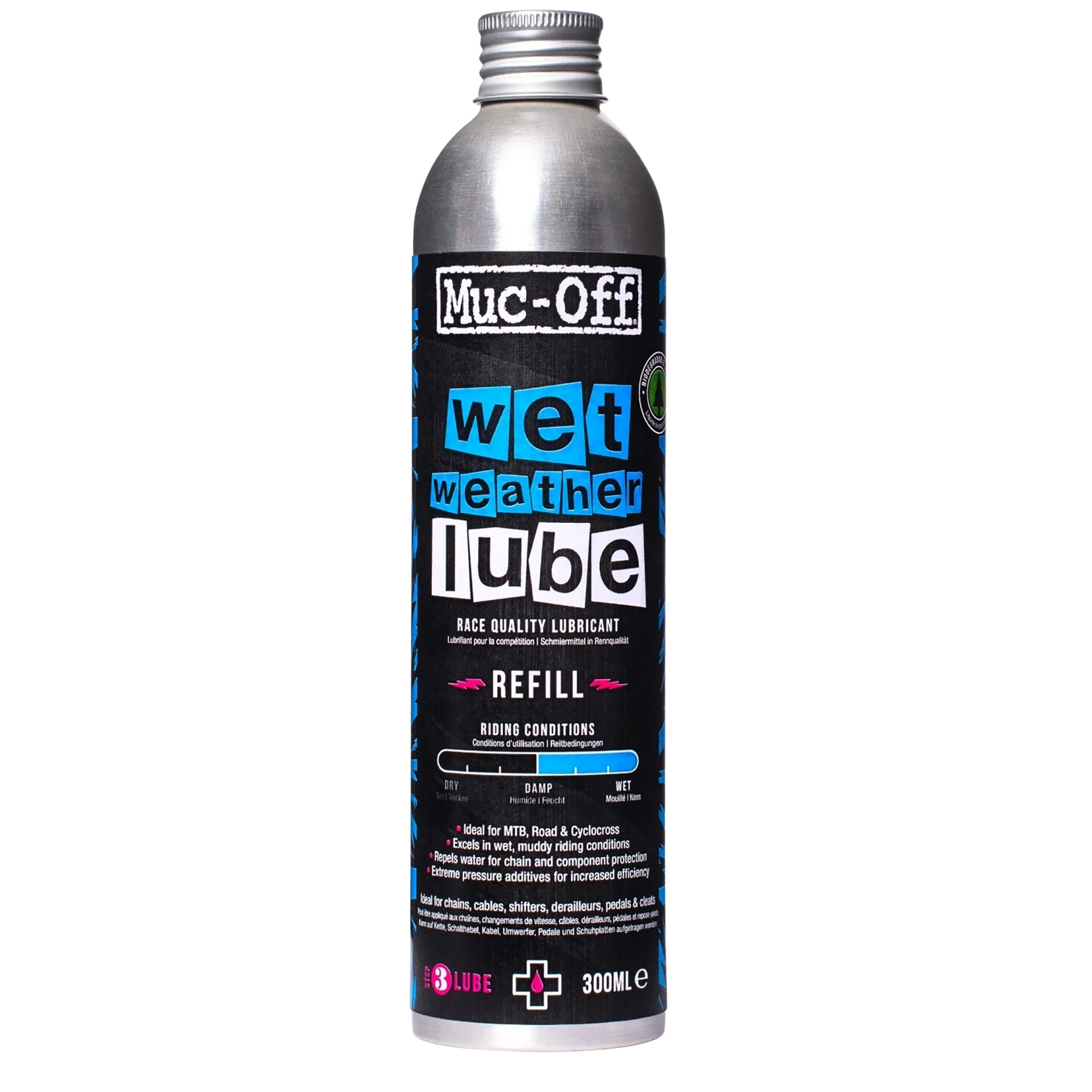Muc Off Wet Lube Fahrradwerkzeug & Fahrradpflege weiss Größe 300