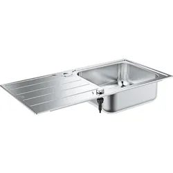 Edelstahlspüle Grohe K500 mit 1 Becken reversibel BxT: 1000x500 mm