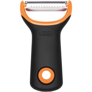 OXO Sparschäler Good Grips Y-Schäler Julienne, Universal, Sägeklinge, Edelstahl, Kunststoffgriff