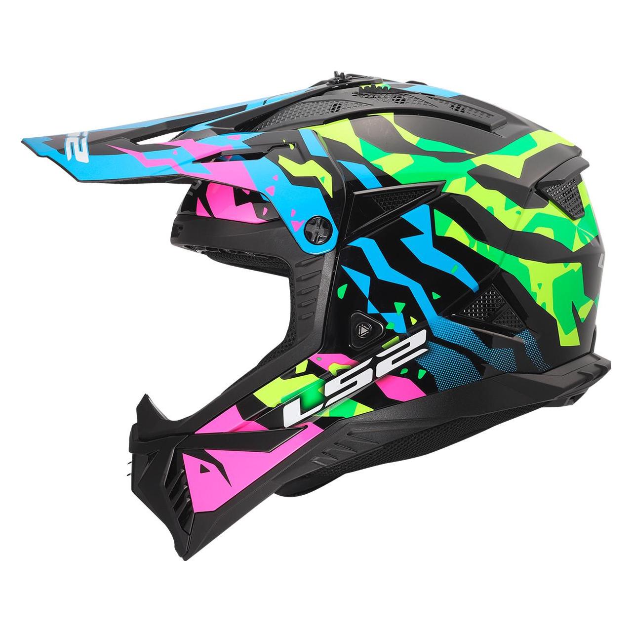 LS2 MX708 FAST II GROTESK MX-Helm (L) (467082354L)