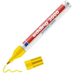 Edding Permanent-Marker 3000 Rundspitze Einzelstift gelb