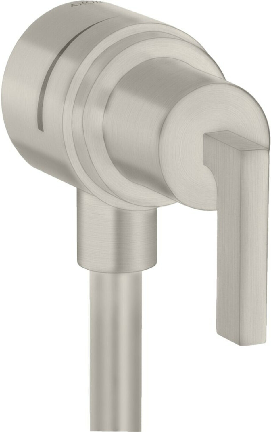 Hansgrohe Absperrventil Axor Citterio Stop m Rückflussverh., Hebel, Edelstahl-Optik (39882800)