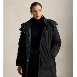 Polo Ralph Lauren für Damen. 211A97137002 Mittelschwere schwarze Steppjacke mit Daunenfüllung (XS), Lässig, Baumwolle, Nylon
