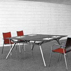 Konferenztisch Glas Artek 160 x 160 cm