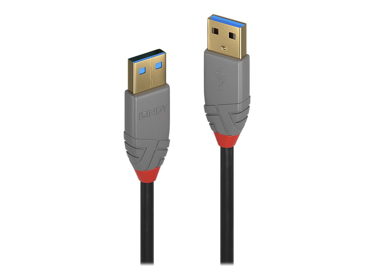 Lindy USB 3.0 Kabel Typ A/A Anthra Line M/M 2m