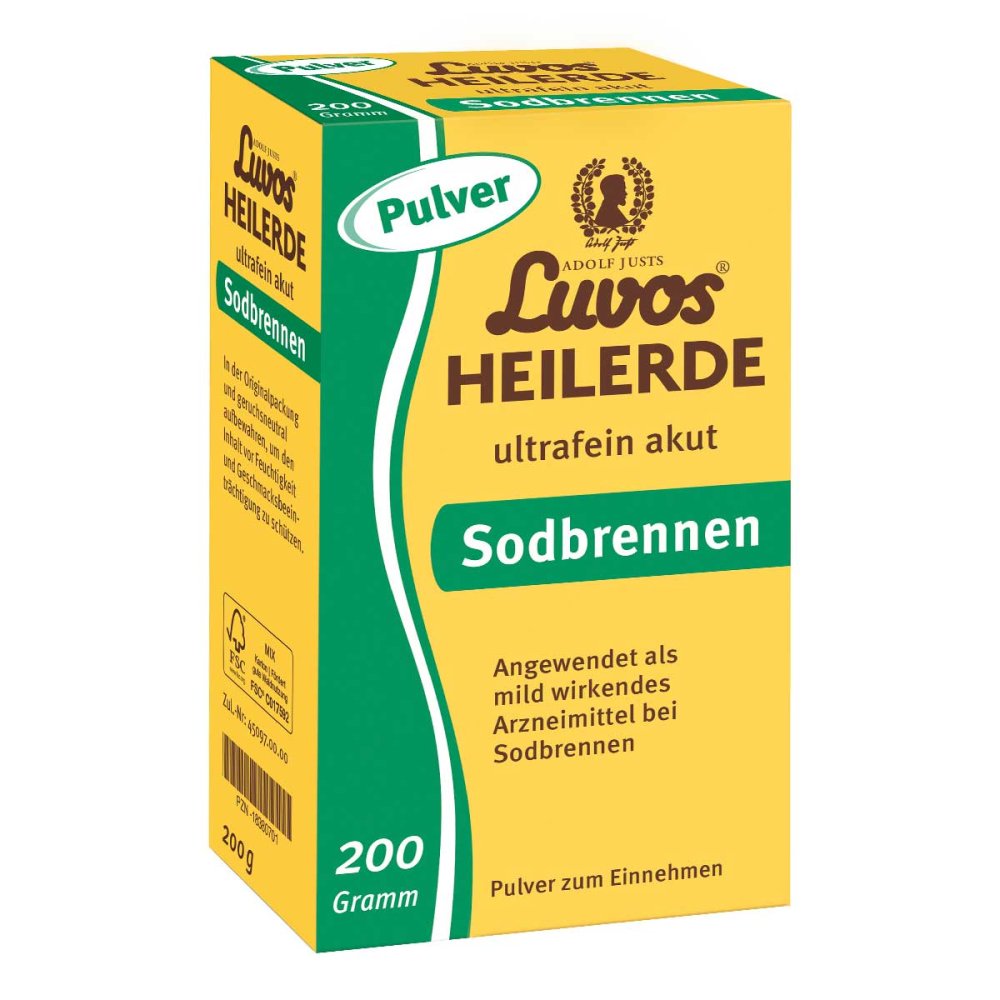 Heilerde-Gesellschaft Luvos Just GmbH & Co. KG Luvos Heilerde Ultrafein Akut Sodbrennen Pulver 18380701