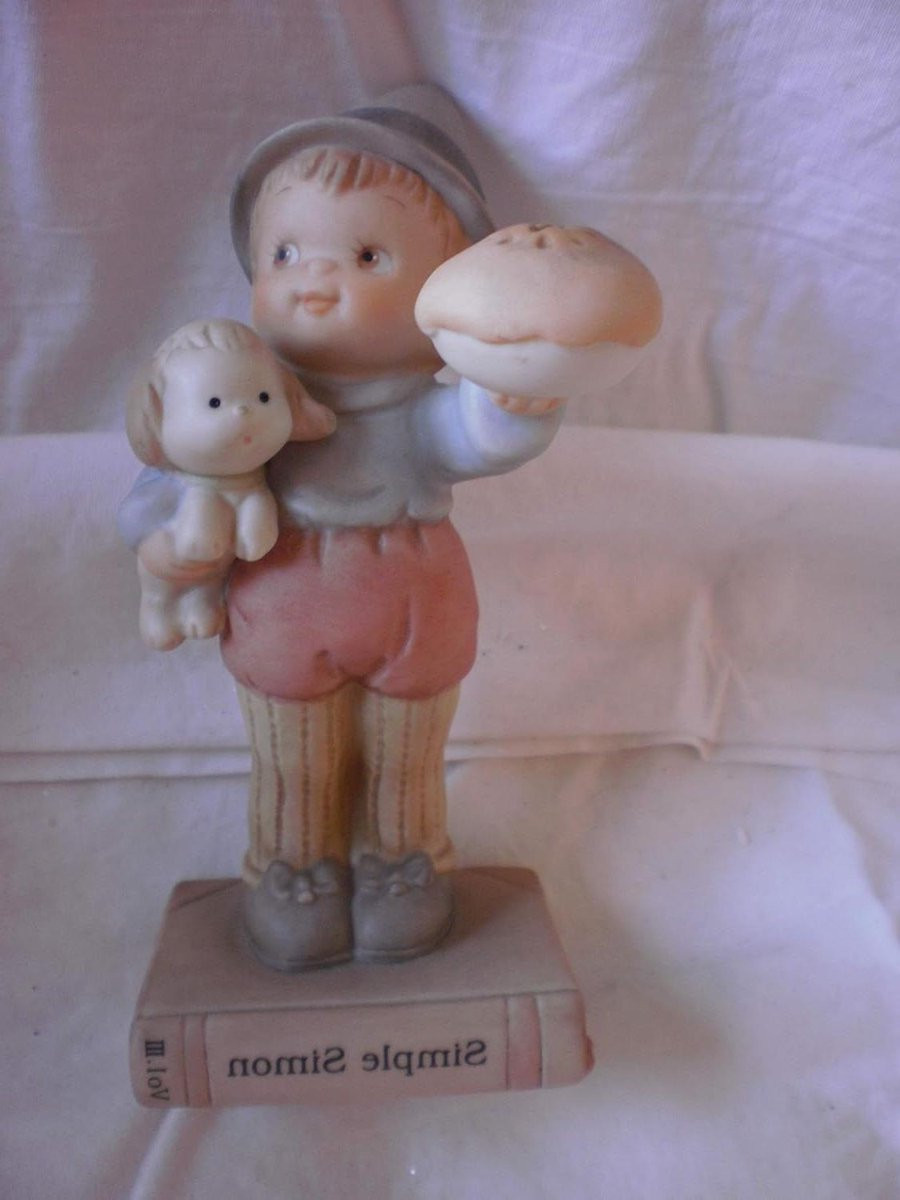 Herinnering Beeld Porseleinen Figuur Wit