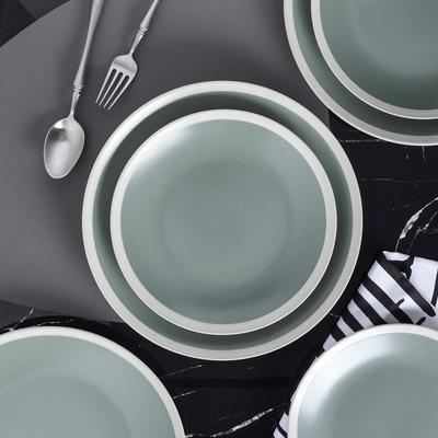 Stone Lain Serenity Rustic Stoneware Plate Replacements, 4 Count
