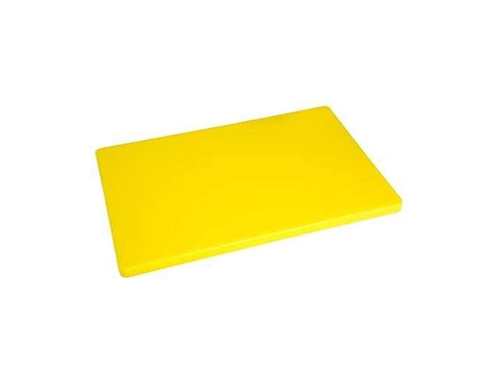 Hygiplas Dikke Lage Dichtheid Gele Snijplank 20X450X300mm Scherpe Keuken