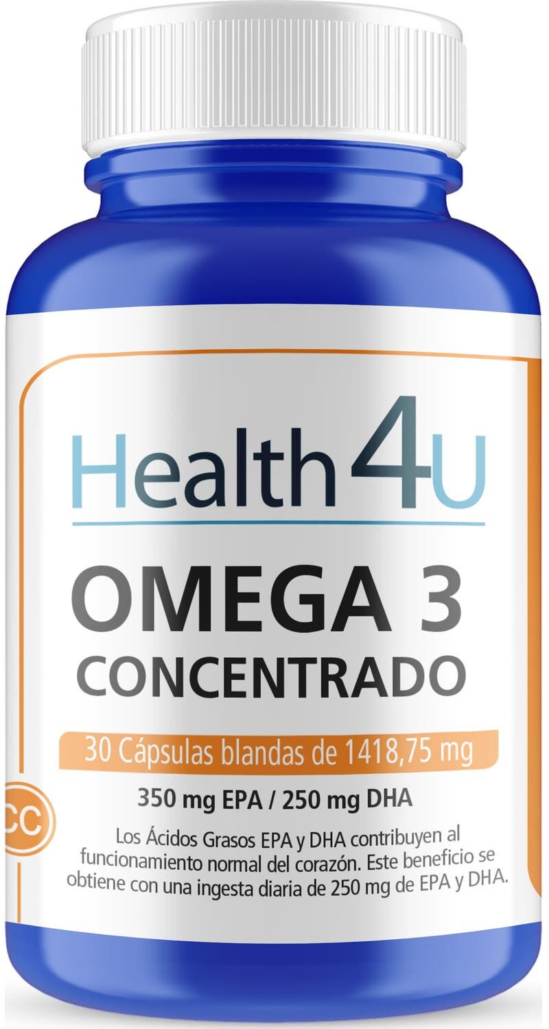 Health 4U H4U Omega 3 Concentrado 30 cápsulas blandas
