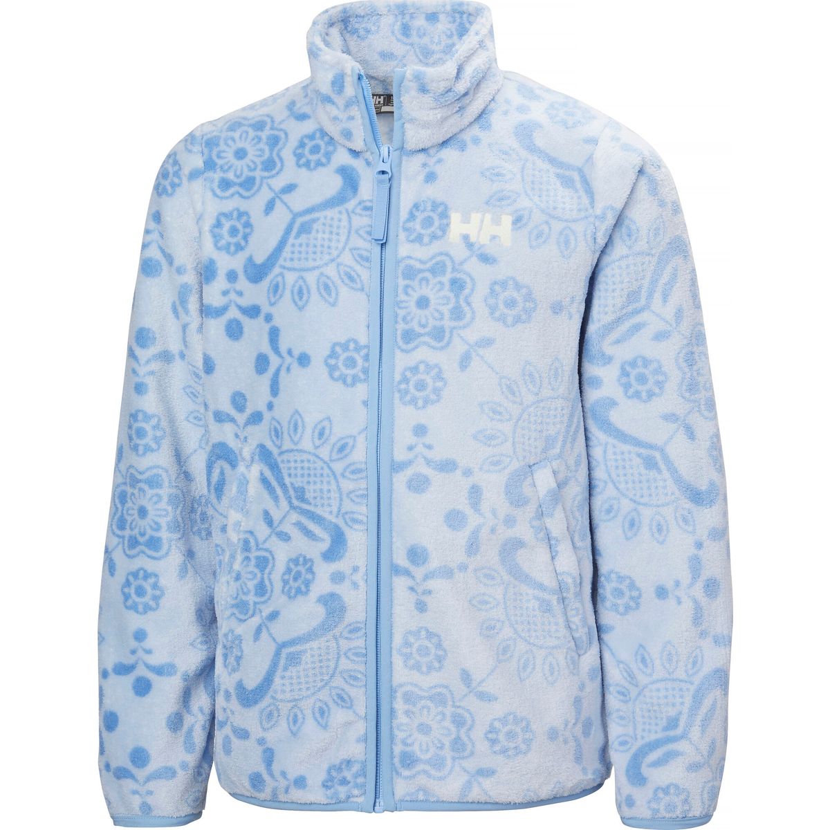 Helly Hansen Juniors' Chill Fleece Jacket bright blue aop (627) 12 41850_627-12