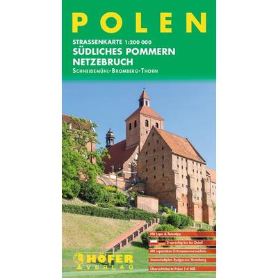 Höfer Straßenkarte PL 004 Polen - Südliches Pommern 1:200.000, Sonstige von , KOMPASS Freytag & Berndt, 978-3-931103-75-0