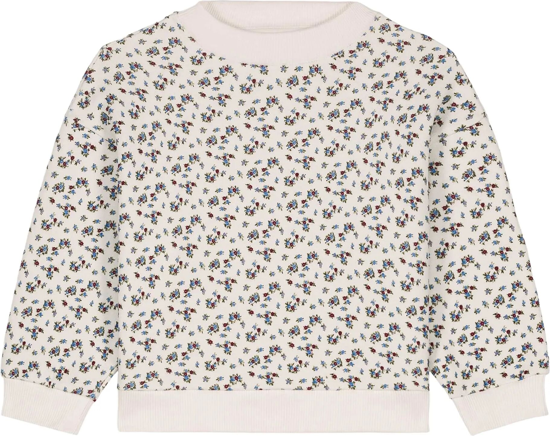 Louise Misha Sweat Rosalia Fleuri Coton Bio Crème 6 mois