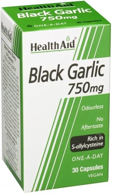 Health Aid AJO NEGRO (BLACK GARLIC) 30 VCap