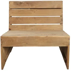 House Doctor Loungesessel Woodie, L 60 x B 83 x H 66 cm