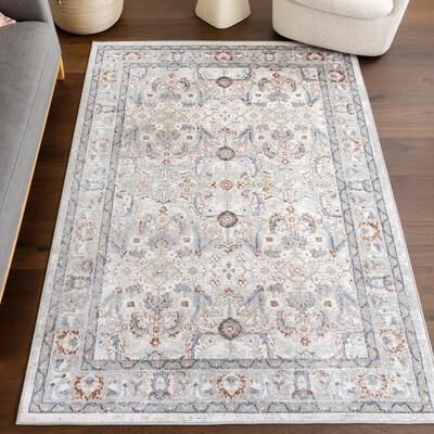 Nuloom Lyric Medallion Machine Washable Area Rug