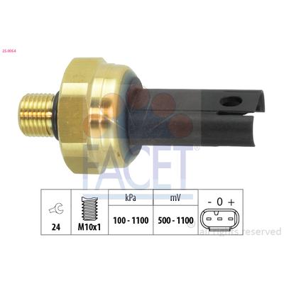 FACET Sensor, Kraftstoffdruck 25.0054 für BMW ROLLS-ROYCE