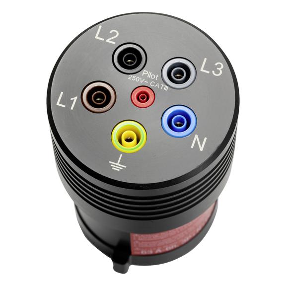 Benning Messadapter zum Messen an 5-poligen 63 A CEE Steckdosen (044042)