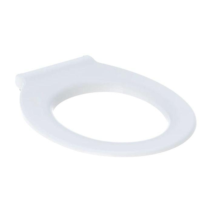 Geberit Renova Comfort WC-Sitzring 572860000 weiß, barrierefrei, antibakteriell, Befestigung von unten