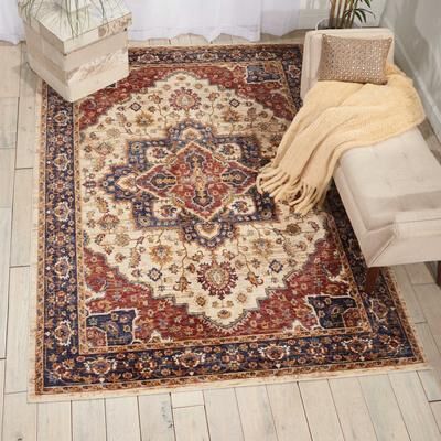 Nourison Reseda Persian Medallion Area Rug