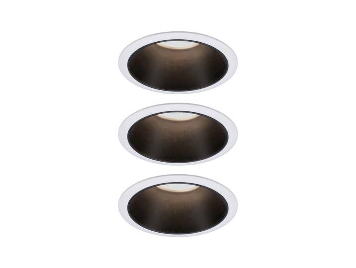 LED-Spot Cole in Schwarz/Weiß max. 3x6,5 W