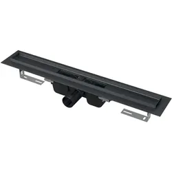 Alca Duschrinne schwarz matt Edelstahl APZ1BLACK-850